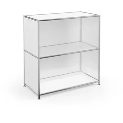 Aktenregal System 4 Metall Weiß