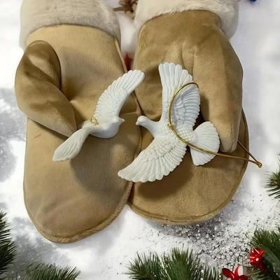 Lush Living Finds Doves Christmas Tree Ornament, Friendship Doves Resin Christmas, Holiday Decoration Best Gift Doves Christmas Tree Ornament, Friendship Doves Resin Christmas, Holiday Decoration Best Gift