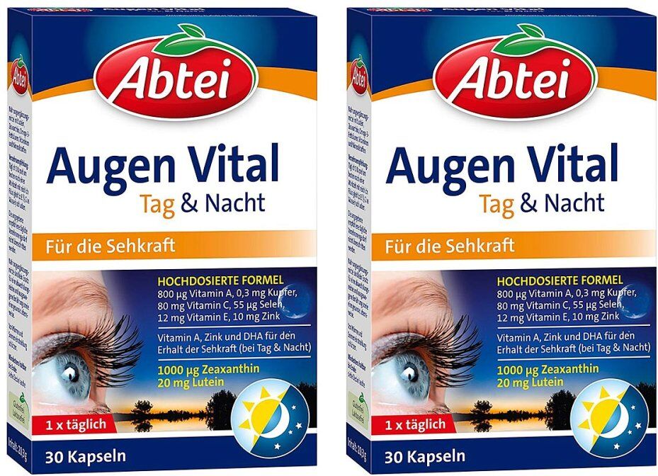 Abtei Augen Vital Tag & Nacht Kapseln