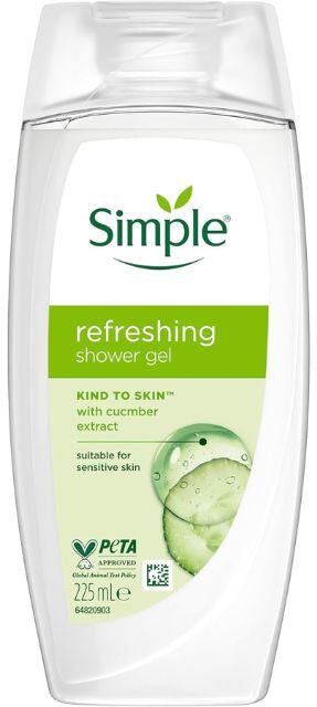 Simple Refreshing Shower Gel 225ml 225ml