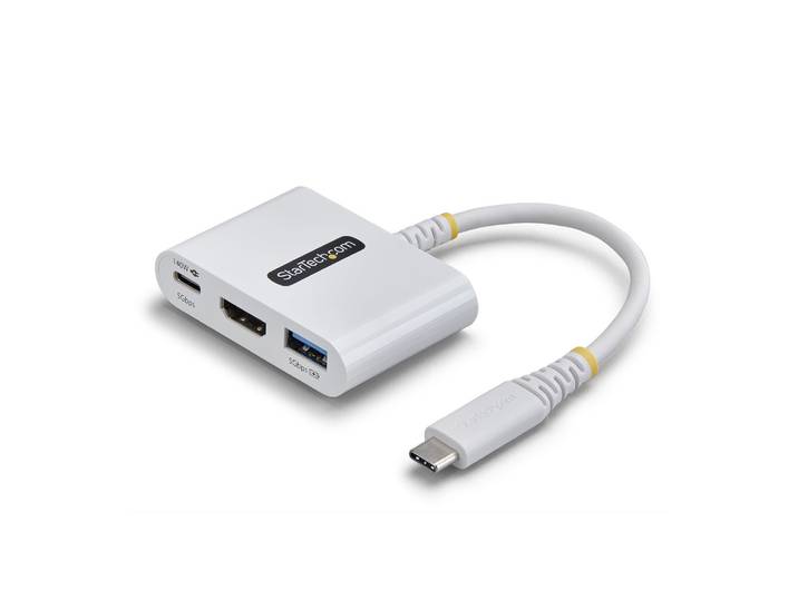 StarTech.com Adaptateur Multiport USB-C vers HDMI avec Charge PD 140W, HDMI 4K 60Hz, Hub USB 5 Gbps, Mini Dock pour MacBook / Dell / Thinkpad / HP / i