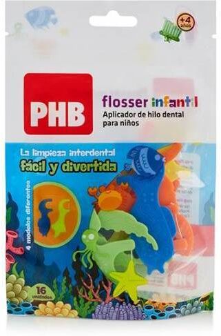 PHB Flosser Dental Thread Applicator Kids 16 units
