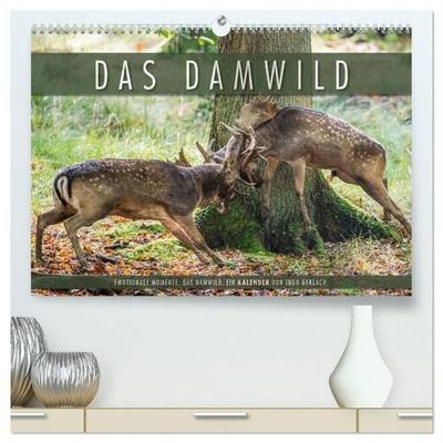 Emotionale Momente: Das Damwild. (hochwertiger Premium Wandkalender 2027 DIN A2 quer), Kunstdruck in Hochglanz