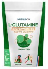 Nutri&Co L-Glutamine en Poudre Bio-Fermentée Goût Neutre 150 g  - Doypack 150 g
