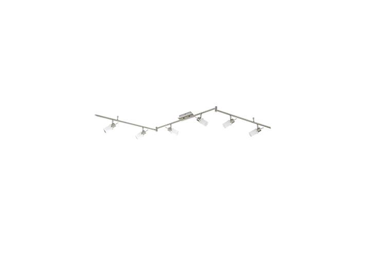 JUST LIGHT Deckenleuchte MAX LED , silber (silberfarben), 6, 1 Stk., Leuchten, wechselbares LED Leuchtmittel, Deckenleuchte