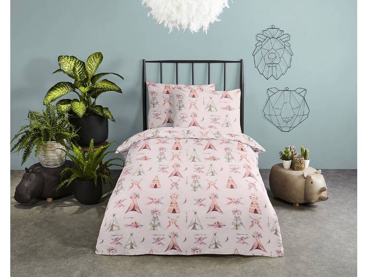 Kinderbettwäsche Boho 100 x 135cm Multicolor