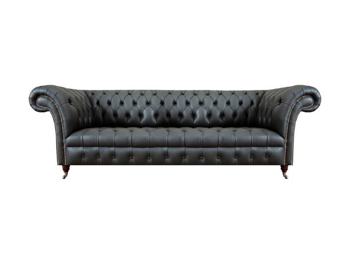 Xlmoebel Sofa Luxuriöses Ledersofa in modernem Design für elegantes Wohnen, 4-Sitzer, Hergestellt in Europa