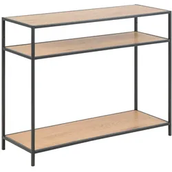Ebuy24 Seaford Konsolentisch 2 Regale Natur.