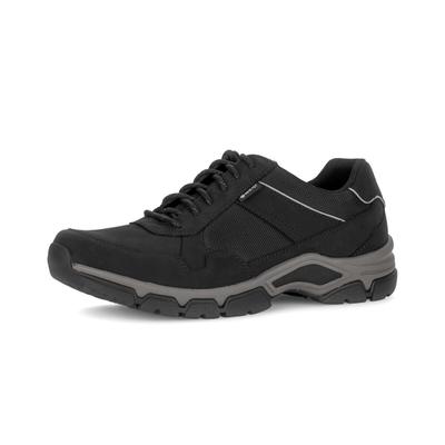 Sneaker GABOR "Sneaker low", Herren, Gr. 42, schwarz, Schuhe Sneaker