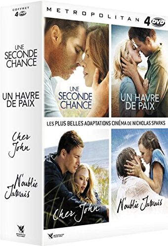 Coffret nicholas sparks : cher john ; n'oublié jamais ; un havre de paix ; une seconde chance [FR Import] - Preis vom 08.10.2026 07:26:42 h