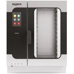 Virtus Elektro-Kombidämpfer mit Direkteinspritzung und automatischer Reinigung, 11x GN 1/1 - TOUCH SCREEN (BT1111ETDCS)