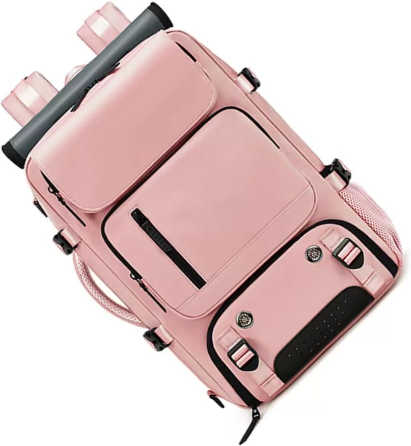 INF Multifunktionaler 16-Zoll-Reiserucksack: Leichte, große, konvertierbare Tasche Rosa