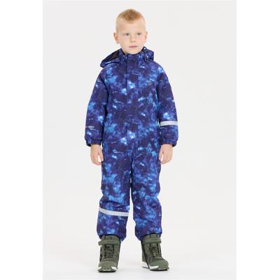 Schneeoverall ZIGZAG "Tower", Kinder, Gr. 104, EURO-Größen, royalblau, 100% Polyester, lang, Overalls, mit wasser- und winddichter TPU-Membran