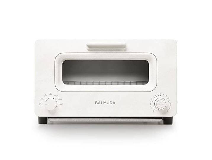 BALMUDA The Toaster Dampfofen-Toaster kompakte Größe 35,8 cm B x 32 cm T x 20,8 cm H 5 Kochmodi: Sandwichbrot, Handwerksbrot, Pizza & Gebäck, Ofen Backform enthalten US-Version Weiß