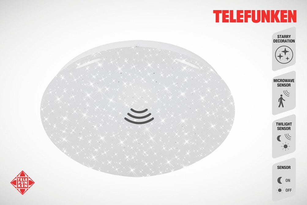 TELEFUNKEN LED Deckenleuchte "PETSCHORA", weiß, Leuchten, LED Sternenhimmel