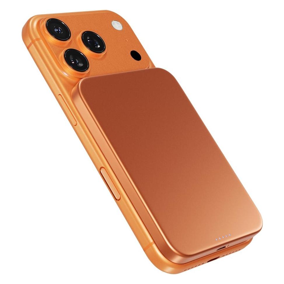 Epico Qi2 5000mAh Alu Mag+ PowerBanka EM51 - oranžová (5000 mAh, 20 W) (9915111800001)