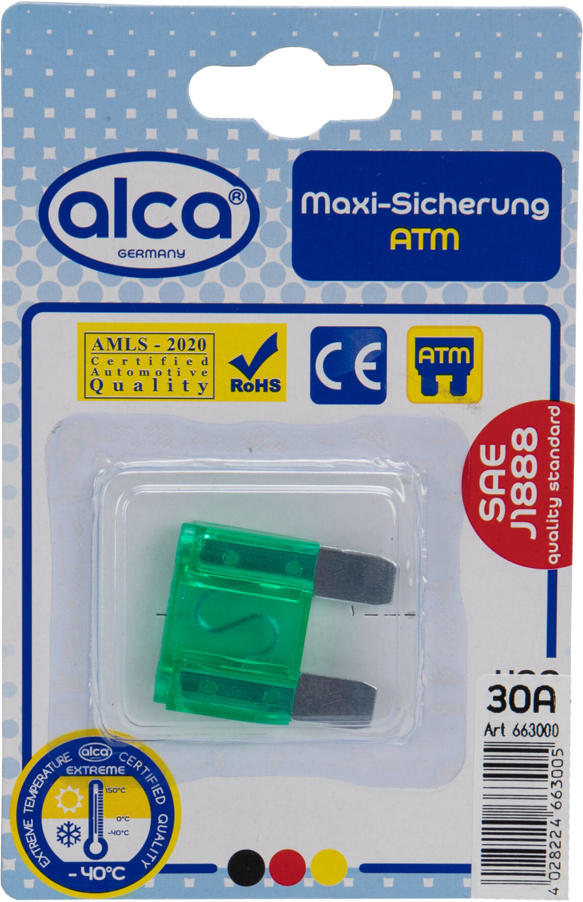 Alca Sicherung Maxi-Sicherung 30a 1 St. Blister 663000