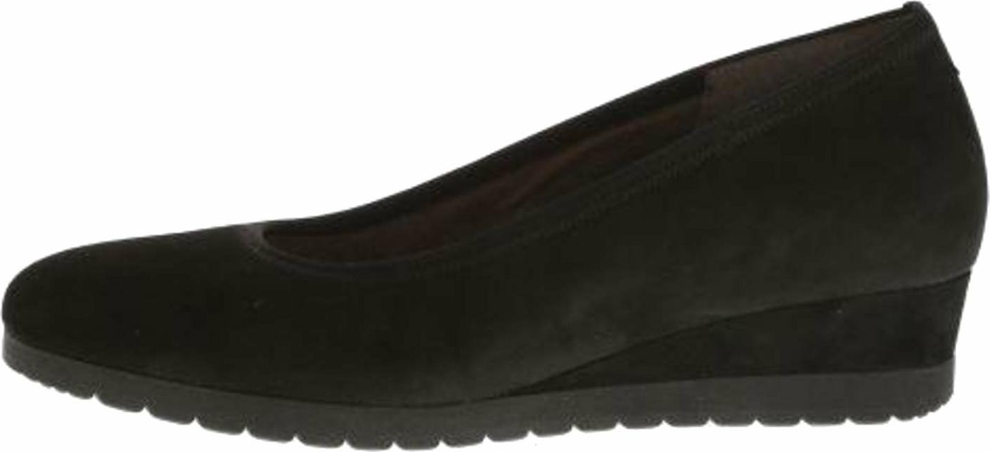 Gabor Mädchen Sneaker Schwarz, geschlossener Slip-On Schuh mit flacher Sohle
