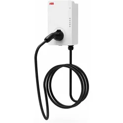 ABB, Elektroauto Ladestation, Terra AC W11-G5-R-V2-0 ladeboks Type 2 5 m kabel, 3-fase/16 A, med RFID, Version 2 (Typ 2, 32 A, 11 kW)