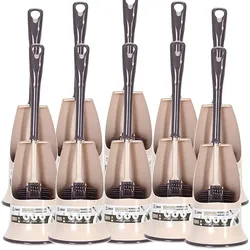 Muxel Toiletten Klo Bürste Silikon Klobürste WC Garnitur Bürste Brush Toilettenbürsten 10 Garnituren