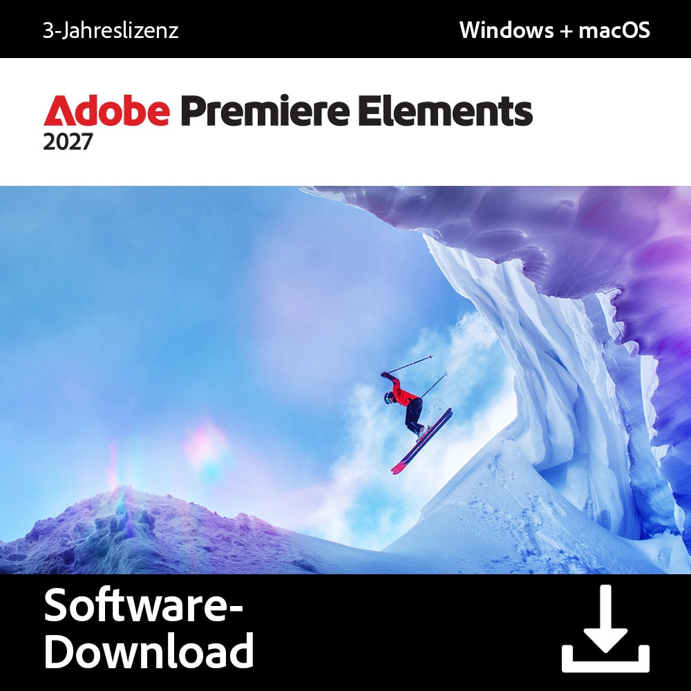Adobe Premiere Elements 2027 3 Jahre Download-Code 30018281