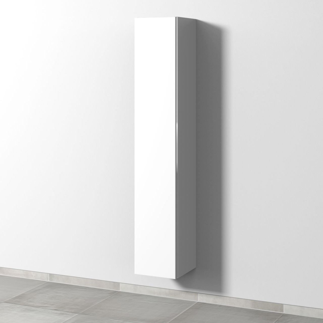 Sanipa 3way Hochschrank mit 1 Tür, Weiß-Soft BR10643