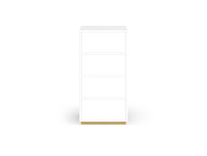 Hohe Kommode weiß MDF Beschichtet MDF Weiß matt