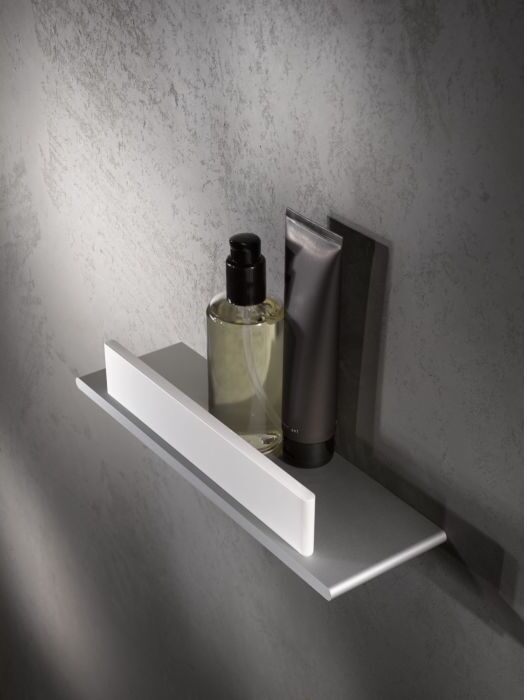Keuco Edition 400 Duschablage 11559170000 Aluminium silber-eloxier, mit Glasabzieher