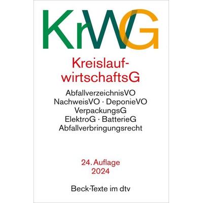 Kreislaufwirtschaftsgesetz, Taschenbuch von Martin Beckmann, dtv, 978-3-423-53229-7