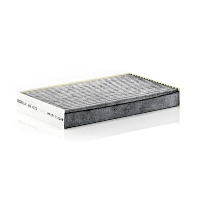 MANN-FILTER Filter, Innenraumluft cuk26005 unter der Mittelkonsole für RENAULT