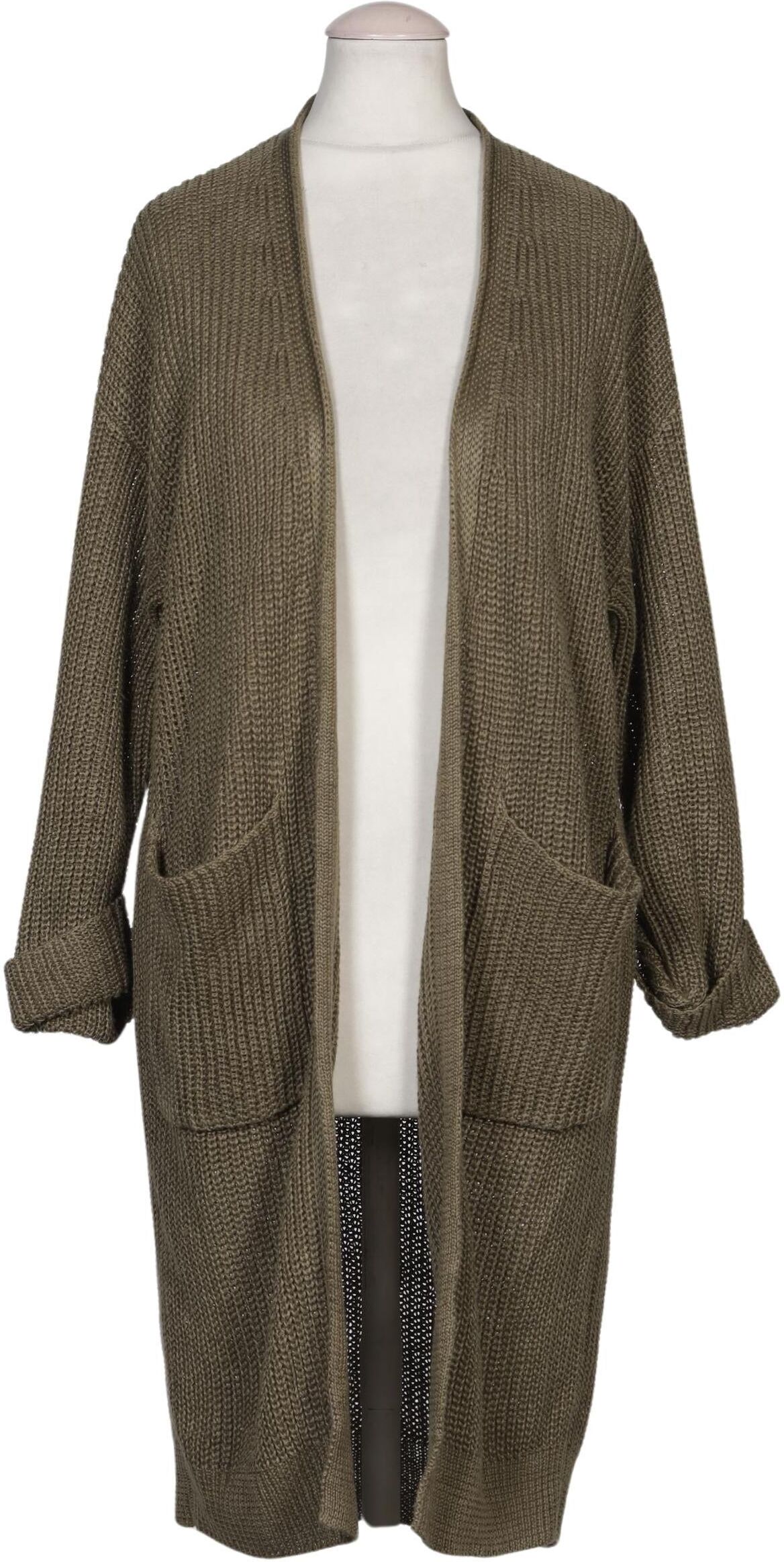Hemisphere Damen Strickjacke, Grün, Gr. XS, Leinen - Second Hand