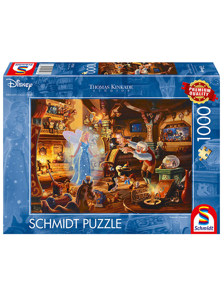 Schmidt Spiele 1.000tlg. Puzzle "Disney - Geppetto's Pinocchio" - ab 12 Jahren - onesize