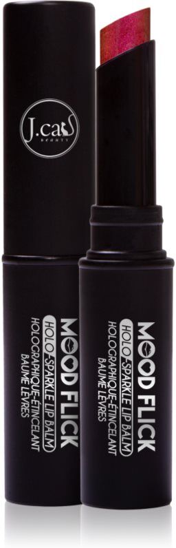J.Cat Beauty Mood Flick moisturising lip balm with glitter shade 105 State of Mind 2 g