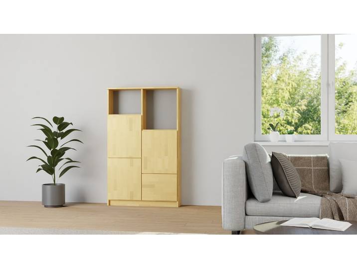 Meuble haut sur mesure Hêtre Naturel huilé