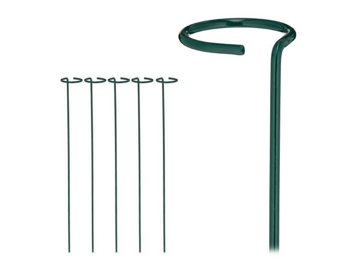Relaxdays 6er Set Pflanzstäbe aus Metall