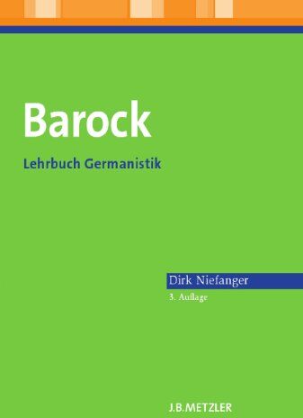 Dirk Niefanger - Barock: Lehrbuch Germanistik - Preis vom 02.10.2026 23:42:20 h