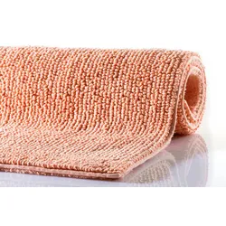 RHOMTUFT Badteppich PUR peach 45 x 50 cm Deckelbezug