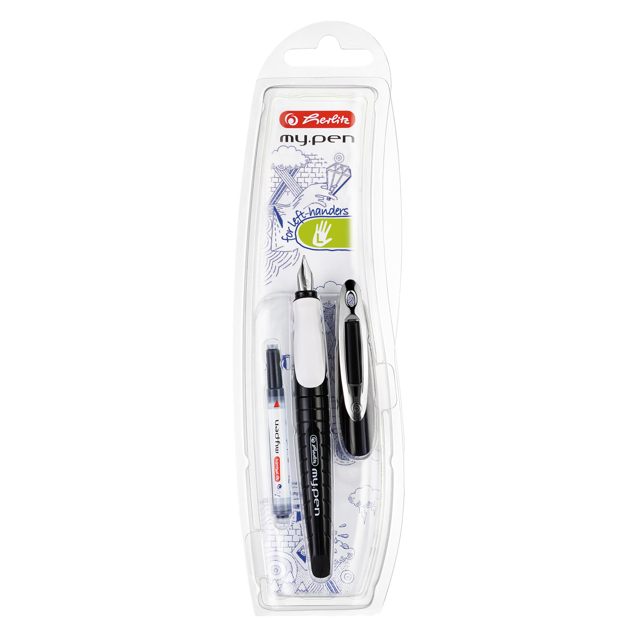 Herlitz Fllhalter my.pen, Federbreite: L, schwarz/weiá (1x) (10999803)