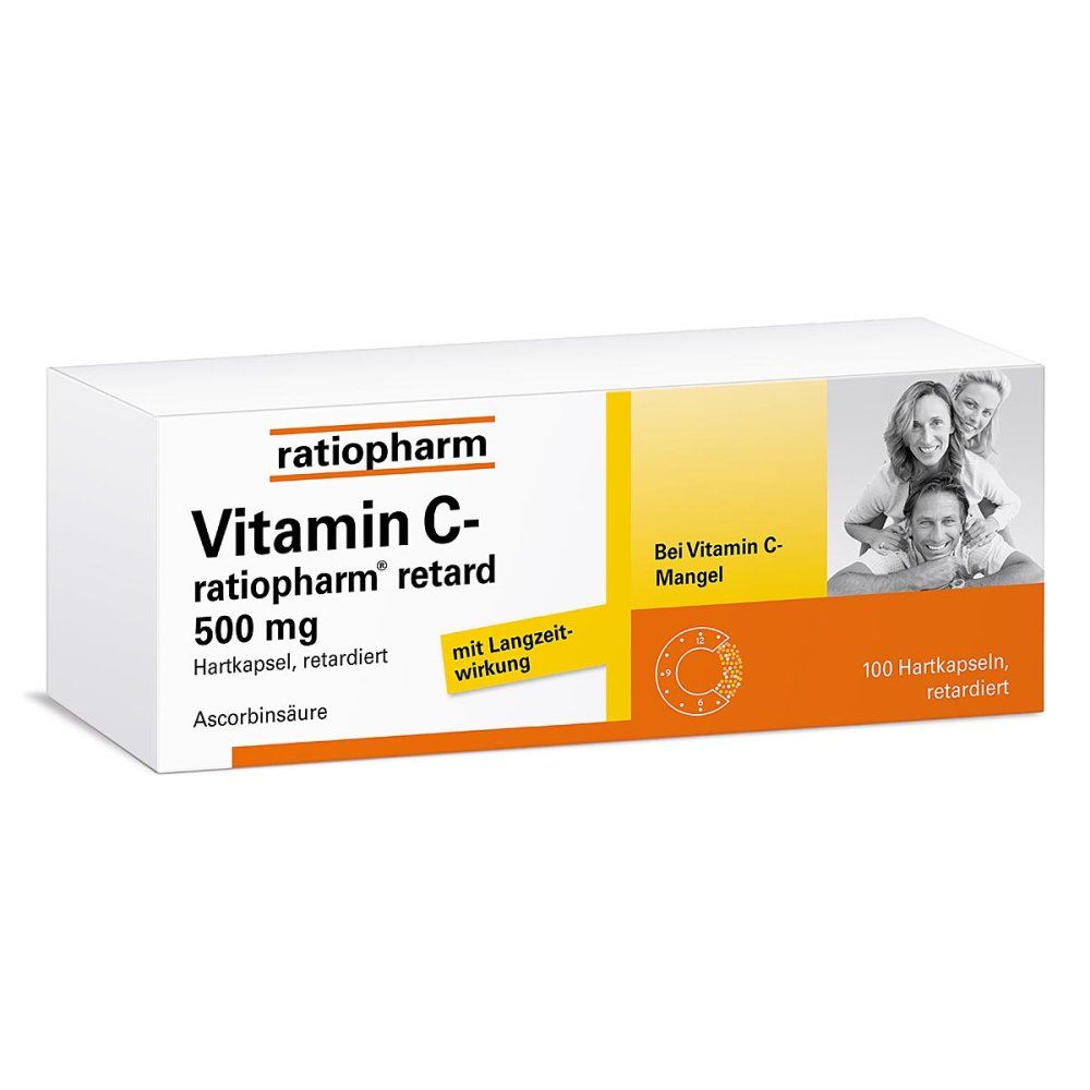 ratiopharm GmbH Vitamin C-ratiopharm® retard 500 mg Kapseln 07260885