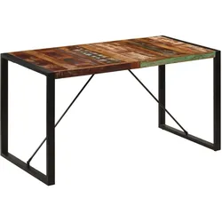 Helloshop26 - Designer-Couchtisch/Esstisch 140 cm massives Altholz
