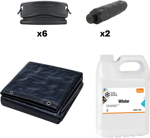 GRE Kit d'hivernage piscine Gré 500 x 300 cm