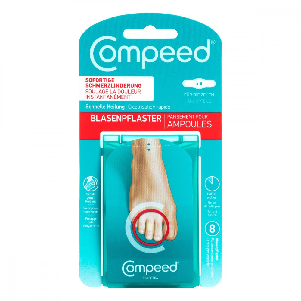 Perrigo Deutschland GmbH Compeed Blasenpflaster an den Zehen 05995298