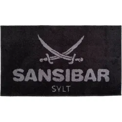 Badematte SANSIBAR (BL 70x120 cm) - grau - BL 70x120 cm