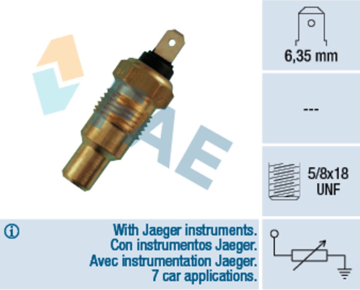Sensor, Kühlmitteltemperatur FAE 31400
