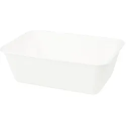BIOZOYG 1000 Stück rechteckige Schalen 500ml, 12x17x5cm Einwegschalen Zuckerrohrschalen Bagasseschalen Einweggeschirr Biogeschirr, kompostierbar