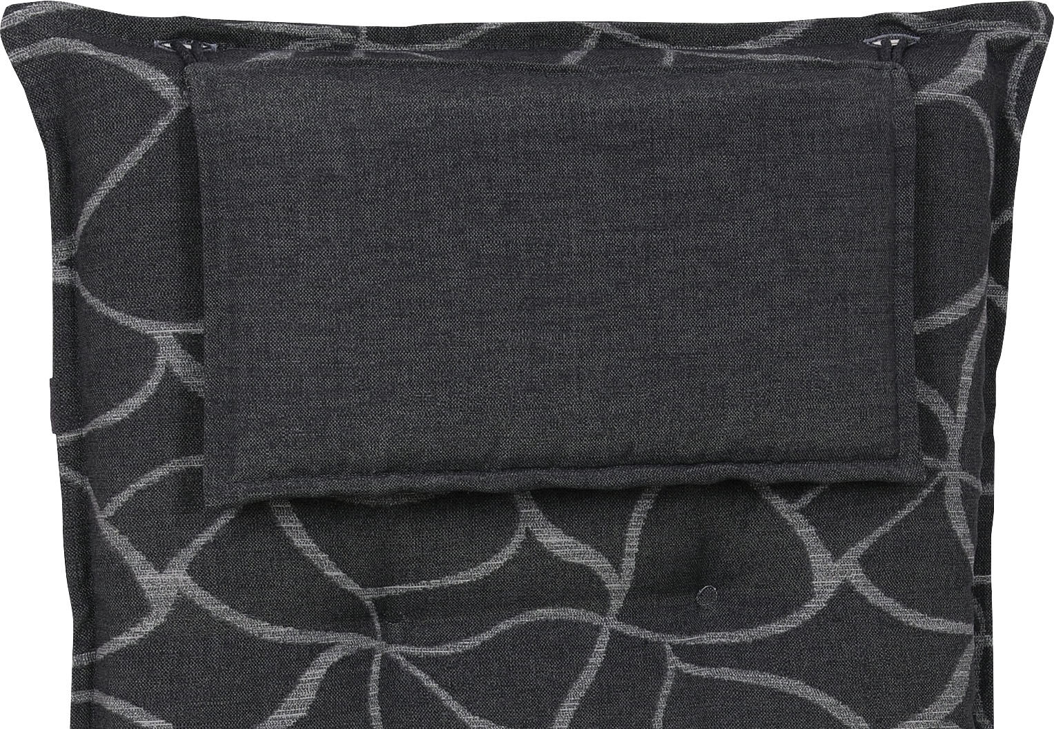 Liegenauflage GO-DE, grau (anthrazit), B:60cm T:190cm, Baumwolle, Polyester, Polsterauflagen, Liegenauflage, anthrazit