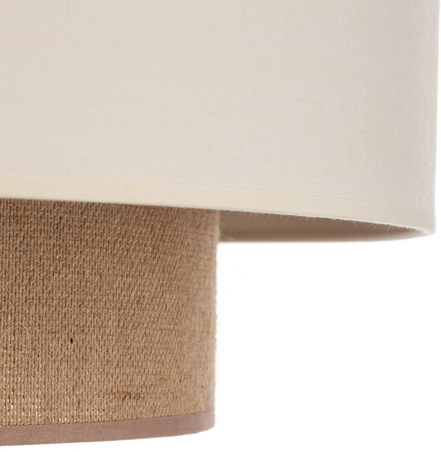 Ceiling Light Boho Duolla, dimmable, Cream / amber, Bedroom, Textile / fabric / silk, Ceiling Light
