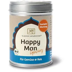 Classic Ayurveda Bio Happy Man Gewürzmischung für Gemüse und Reis 80 g