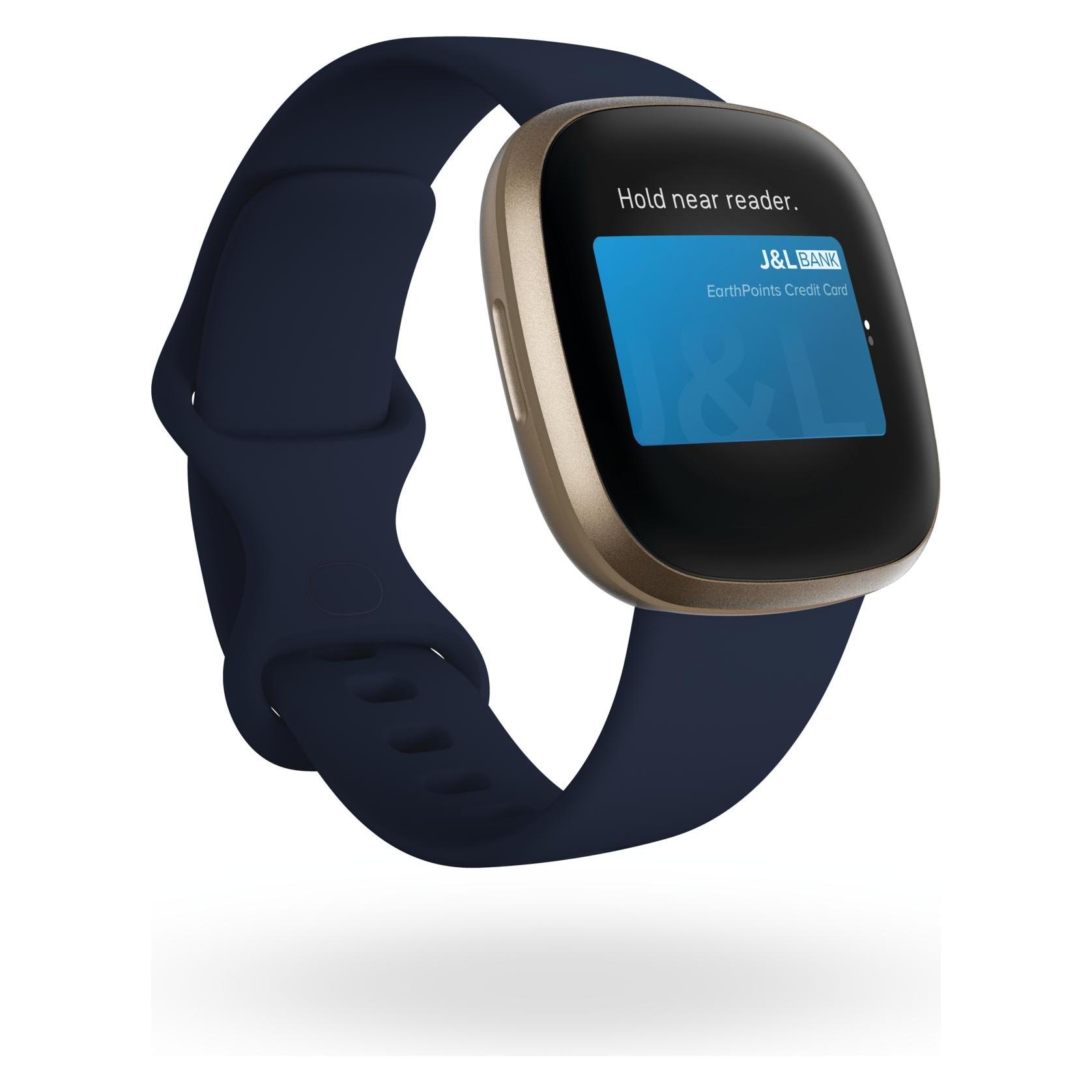 Fitbit Versa 3 (40.48 mm, ohne SIM) (FB511GLNV)