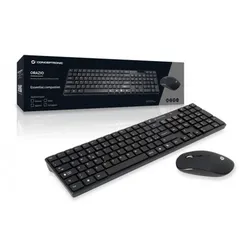Conceptronic Orazio Wireless Keyboard and Mouse Combo schwarz, USB, IT